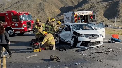 The Riverside County firefighters responded to the incident around. . Accident in lambs canyon today